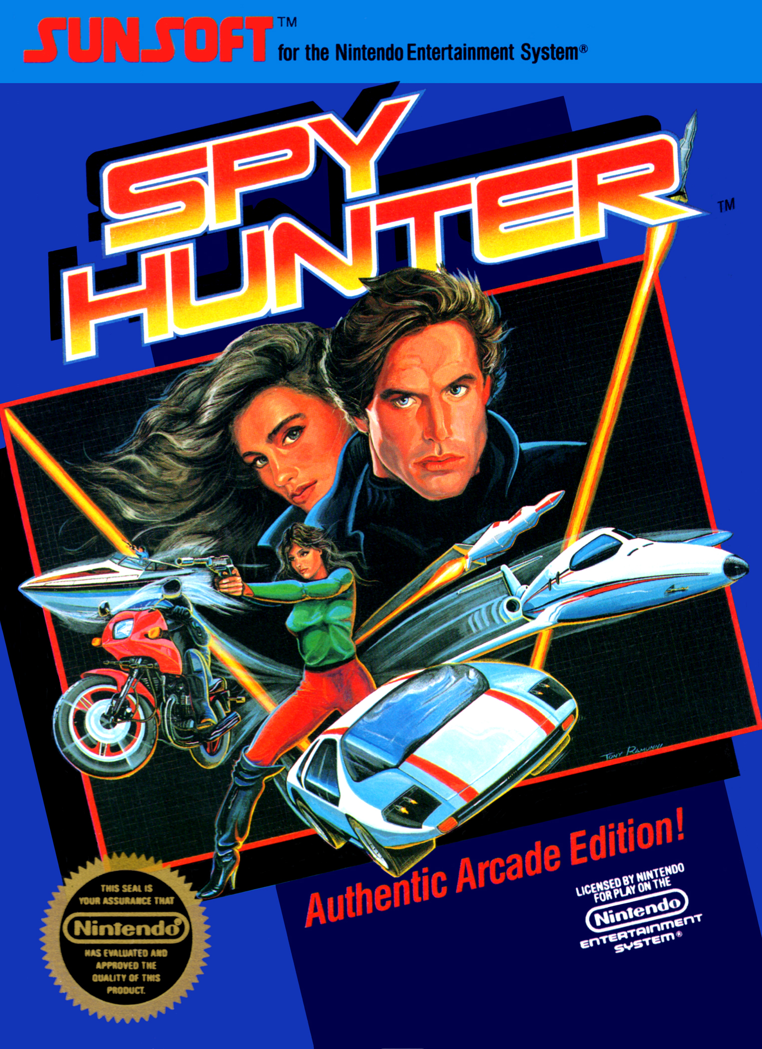 Spy Hunter box art
