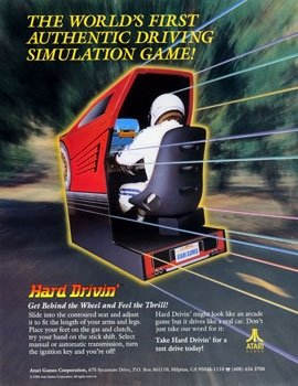 Hard Drivin’ box art