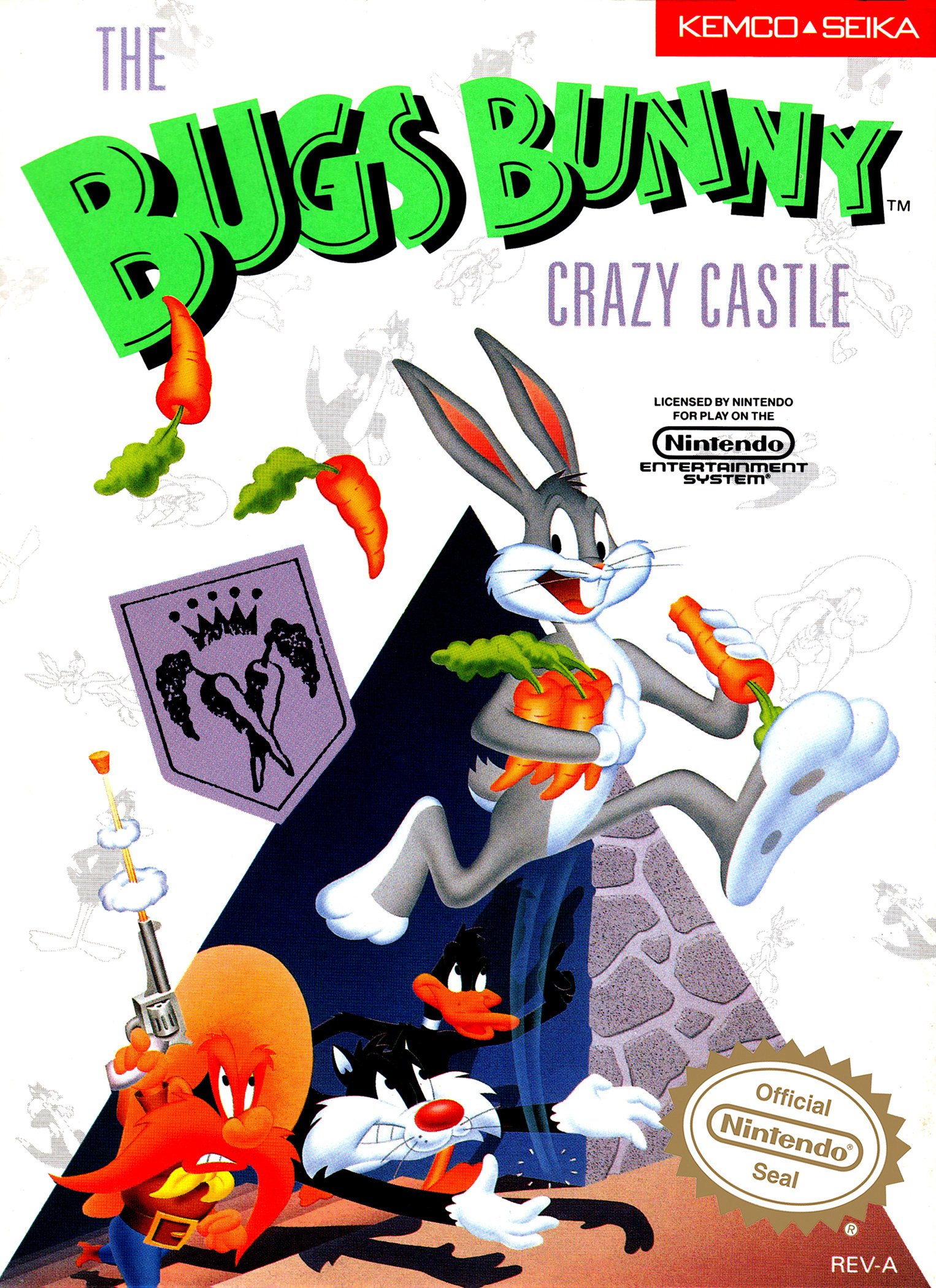 The Bugs Bunny Crazy Castle box art