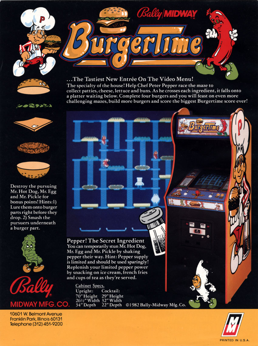 Burger Time box art