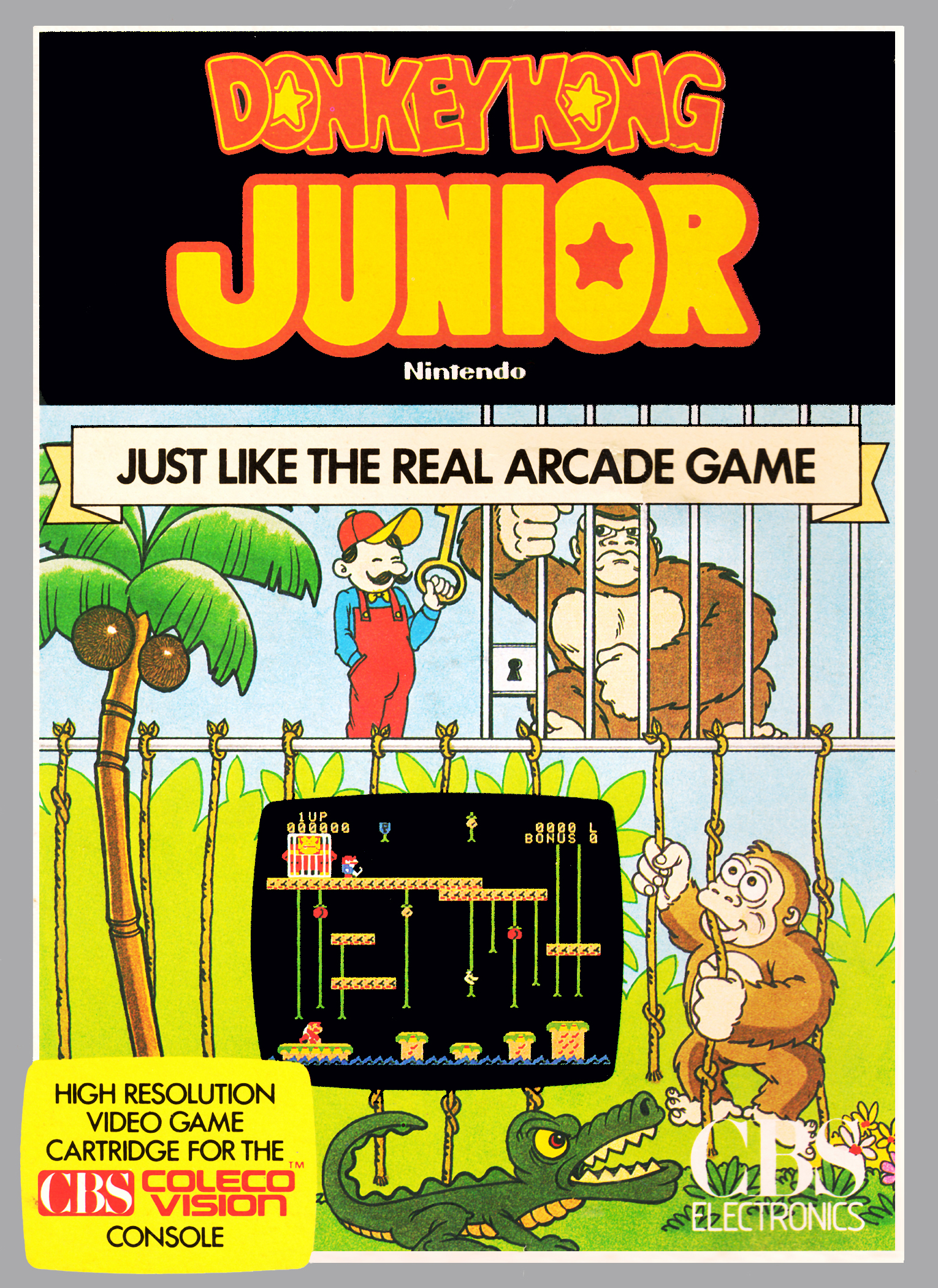 Donkey Kong Junior box art