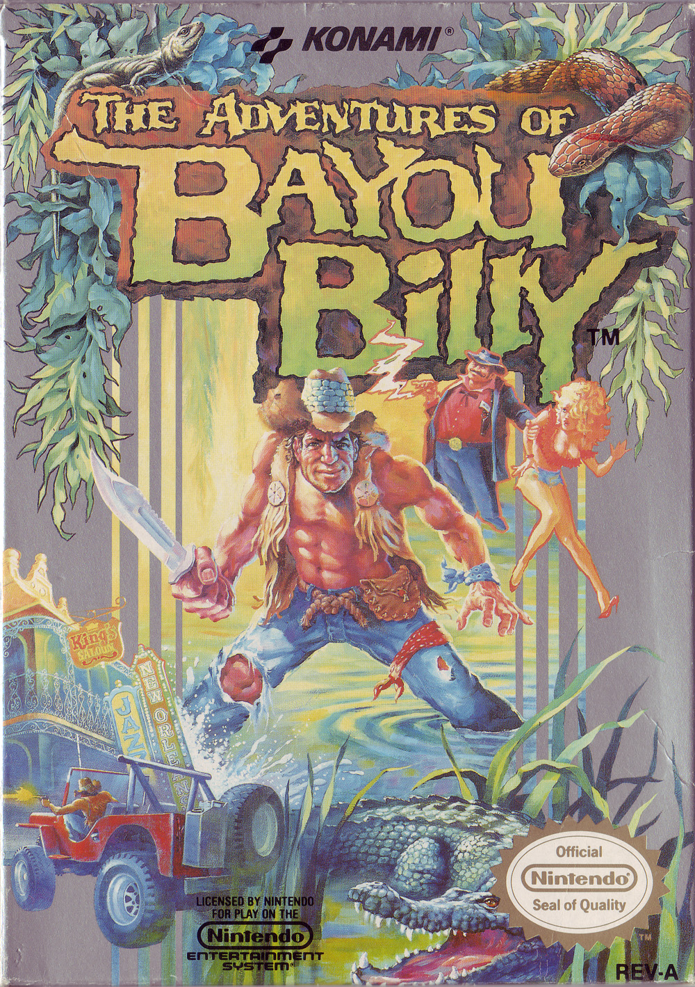 The Adventures of Bayou Billy box art