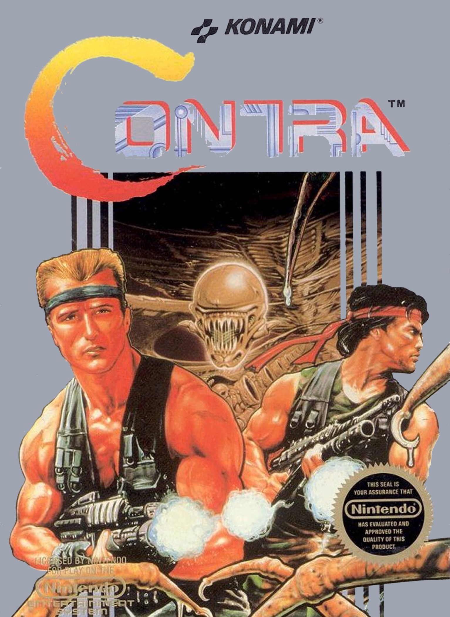 Contra box art