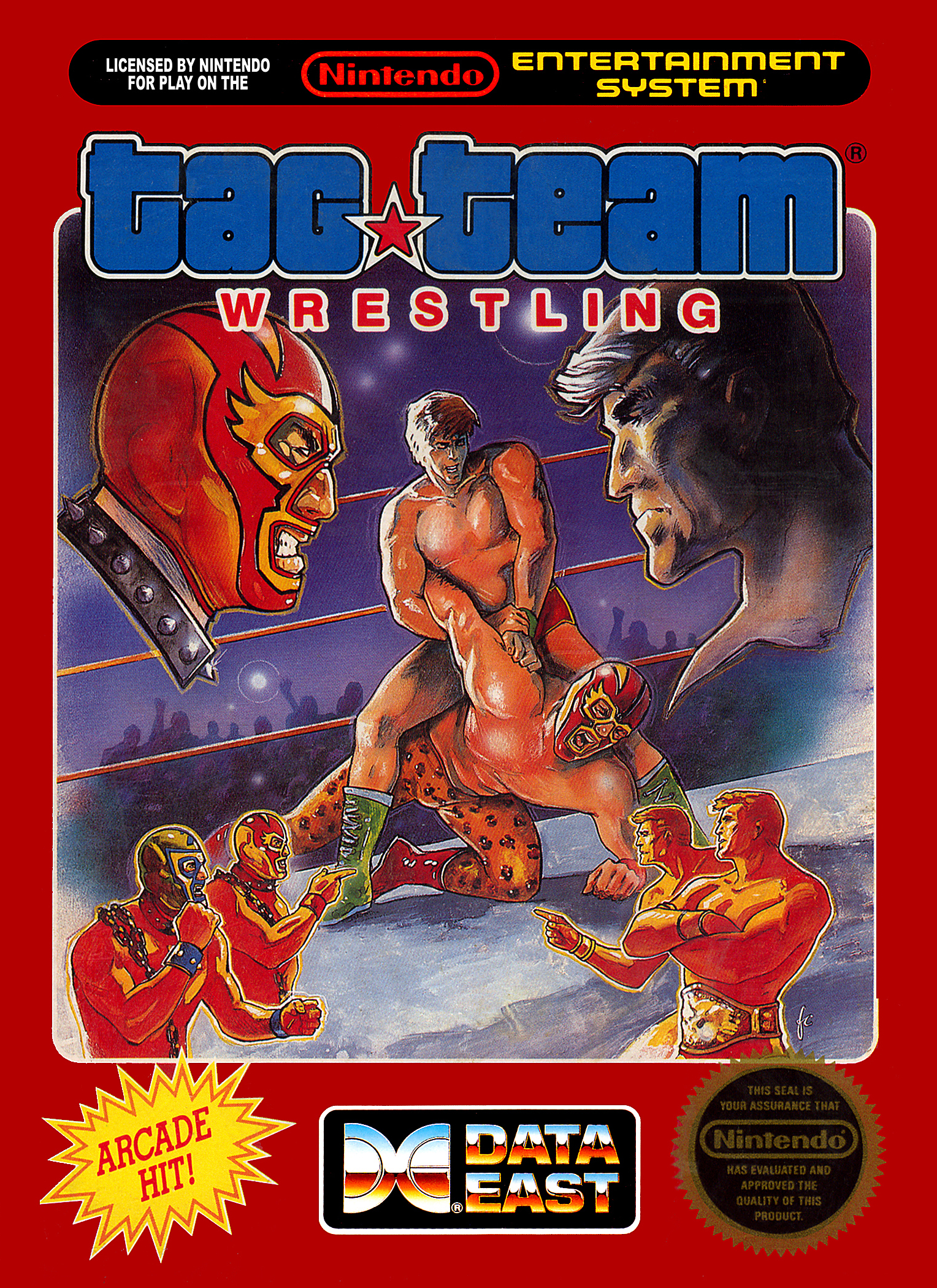 Tag Team Wrestling box art