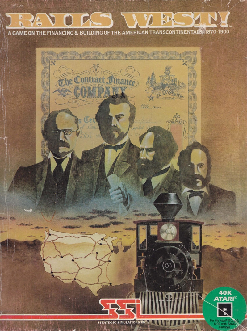 Rails West! box art
