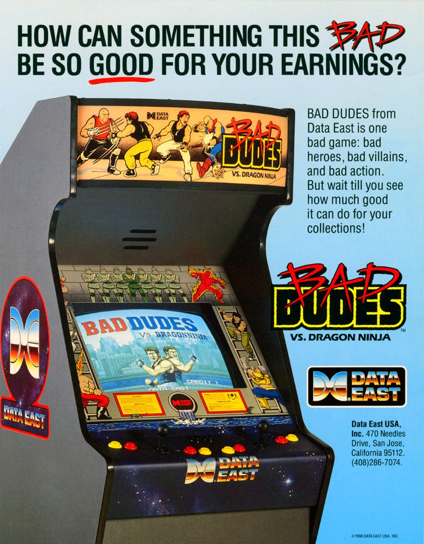 Bad Dudes Vs. DragonNinja box art