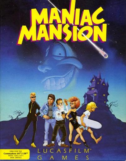 Maniac Mansion box art