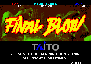 Final Blow box art
