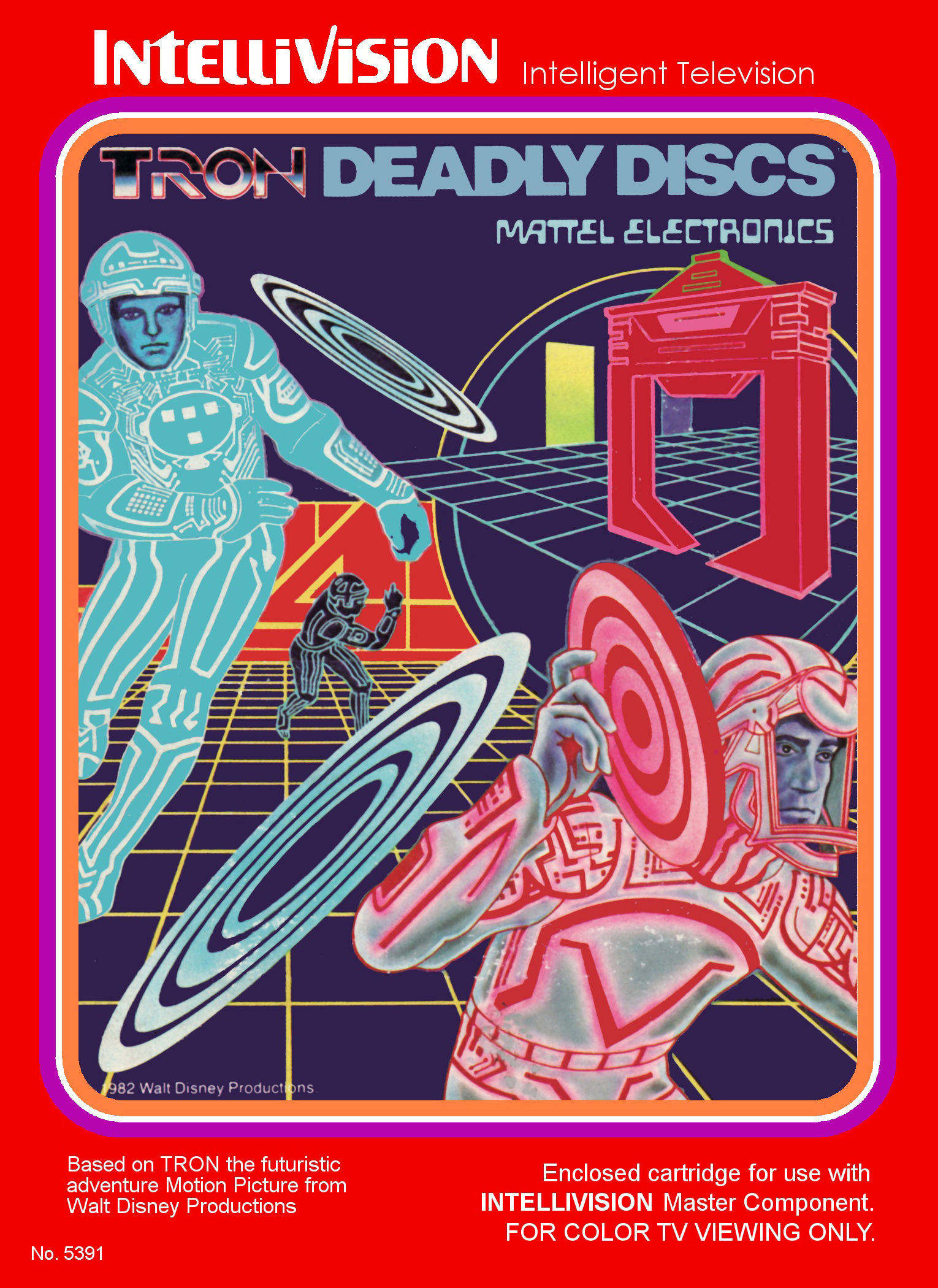 TRON Deadly Discs box art