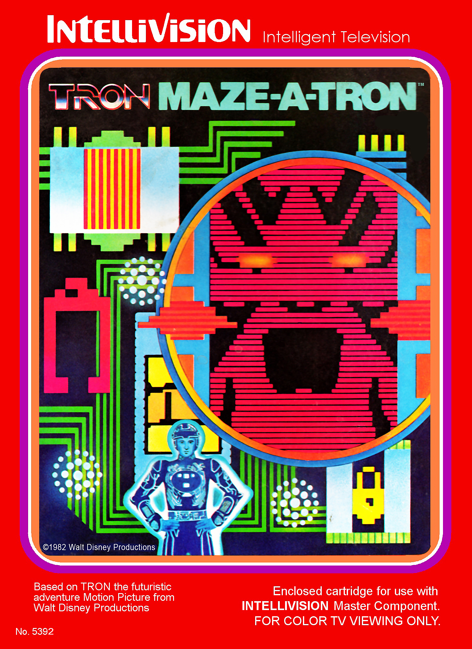 TRON Maze-A-Tron box art