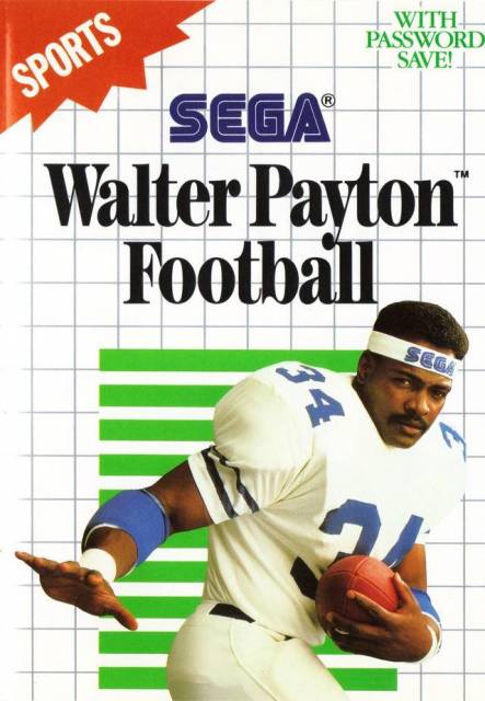 Walter Payton Football box art