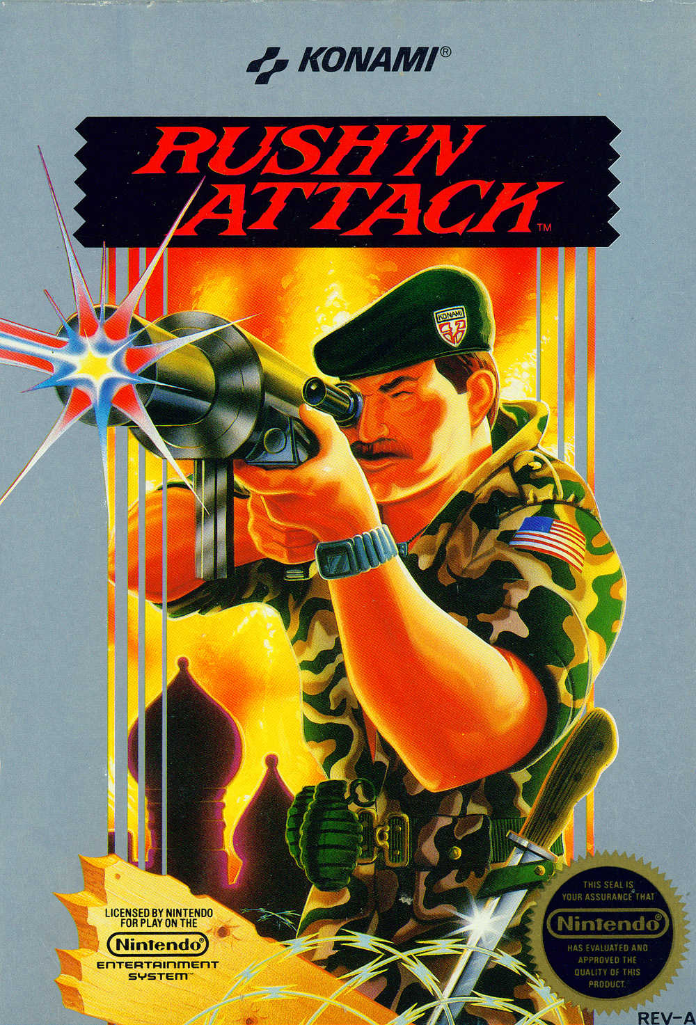 Rush’n Attack box art