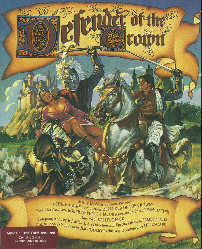 Defender of the Crown box art