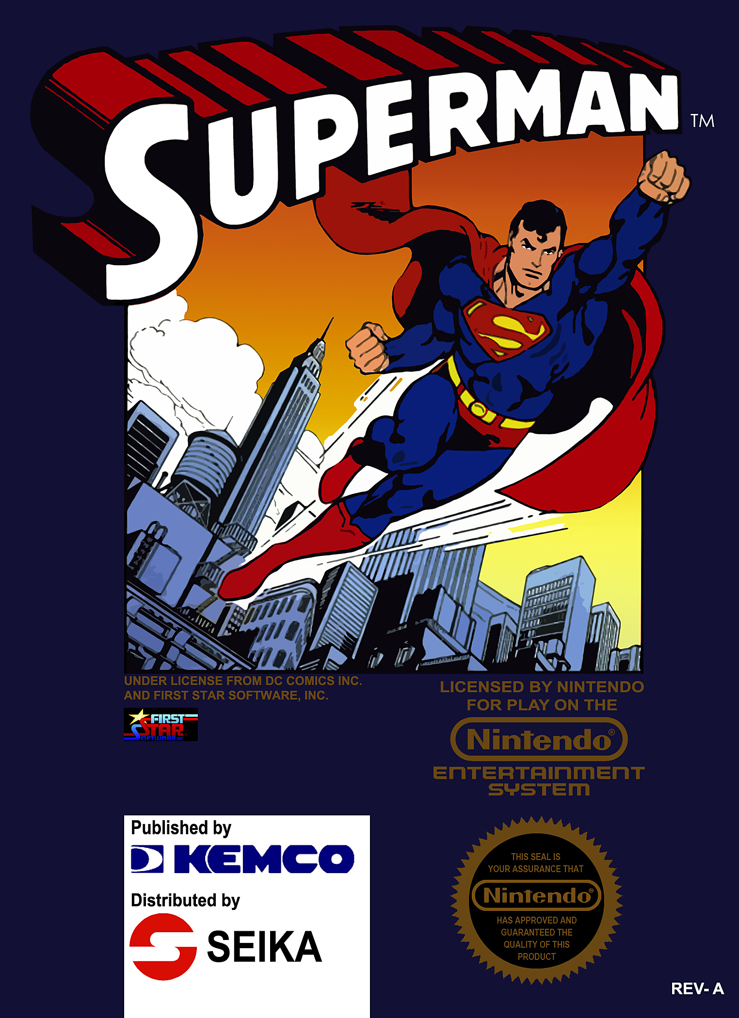 Superman box art
