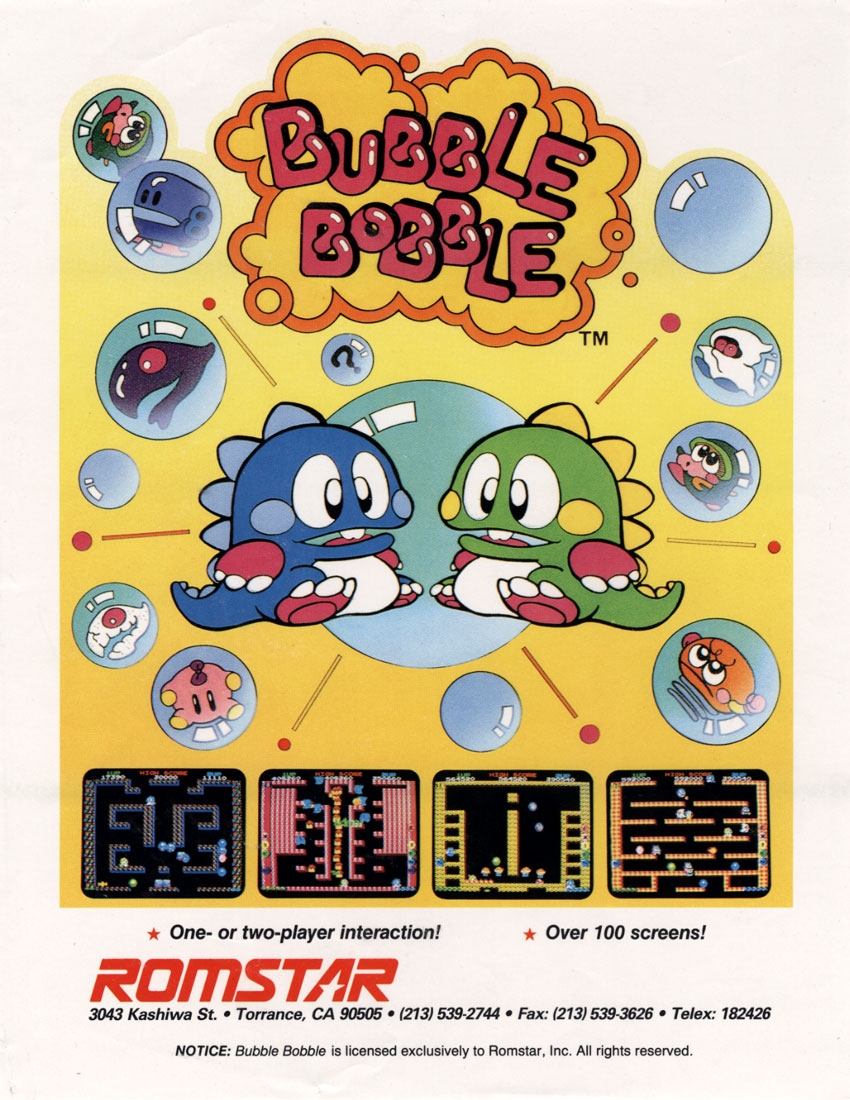 Bubble Bobble box art
