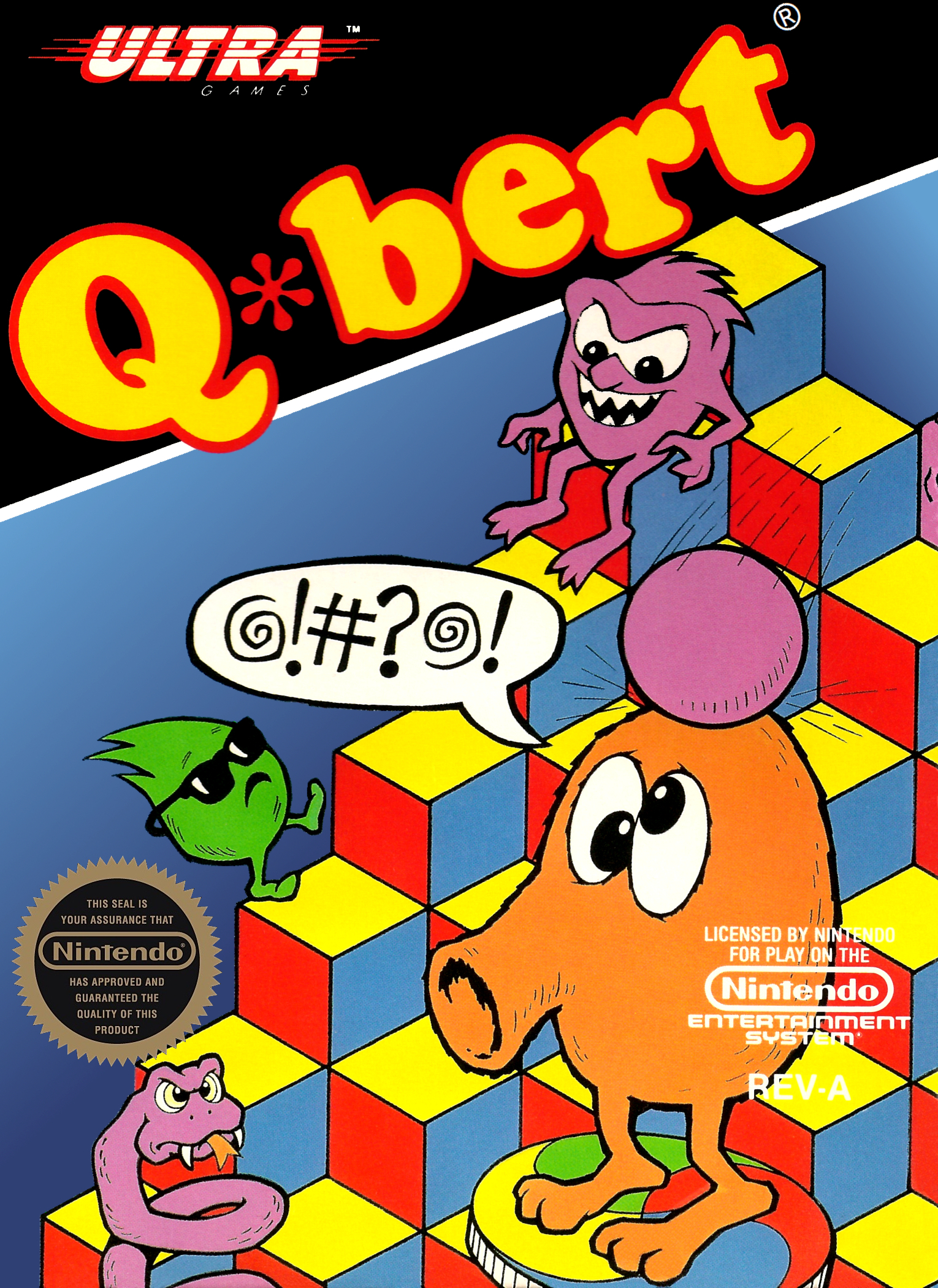 Q*bert box art