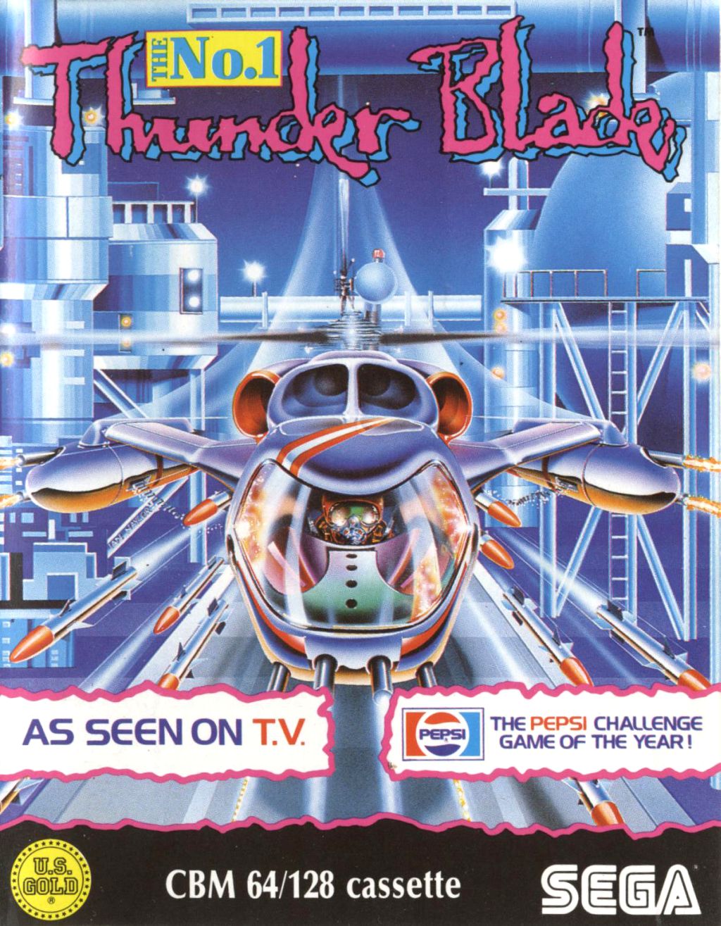 Thunder Blade box art