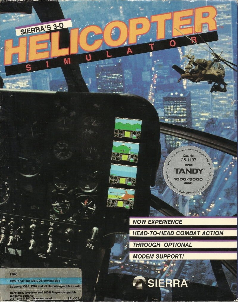 3D Helicopter Simulator box art