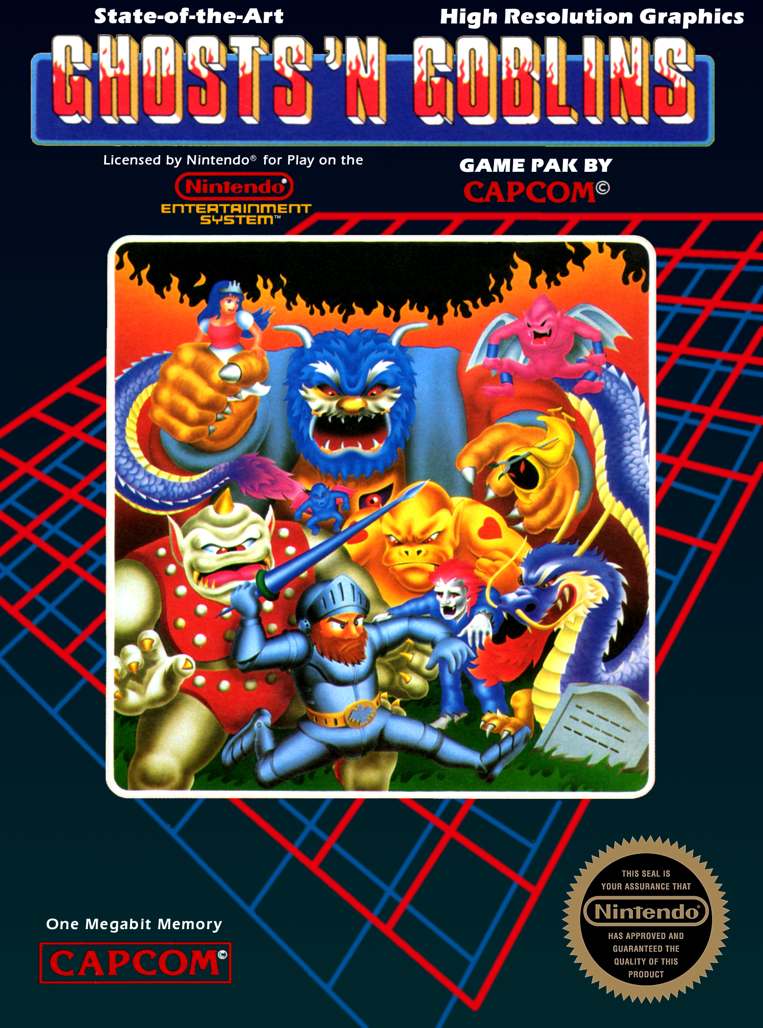 Ghosts ‘n Goblins box art