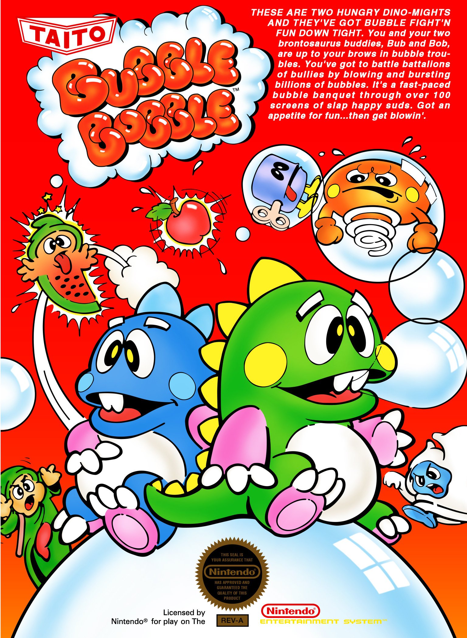 Bubble Bobble box art