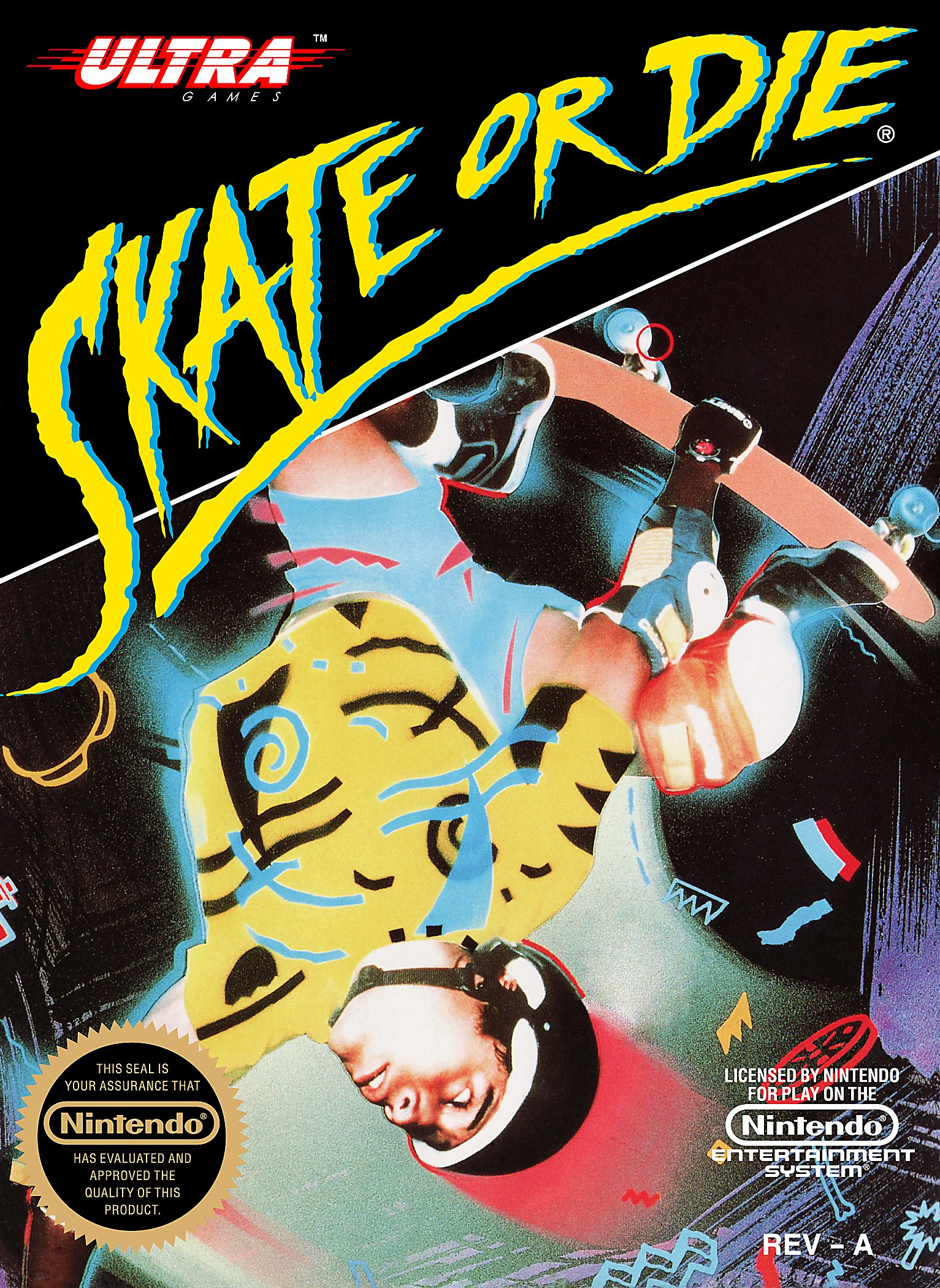 Skate or Die box art
