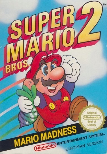Super Mario Bros 2 box art