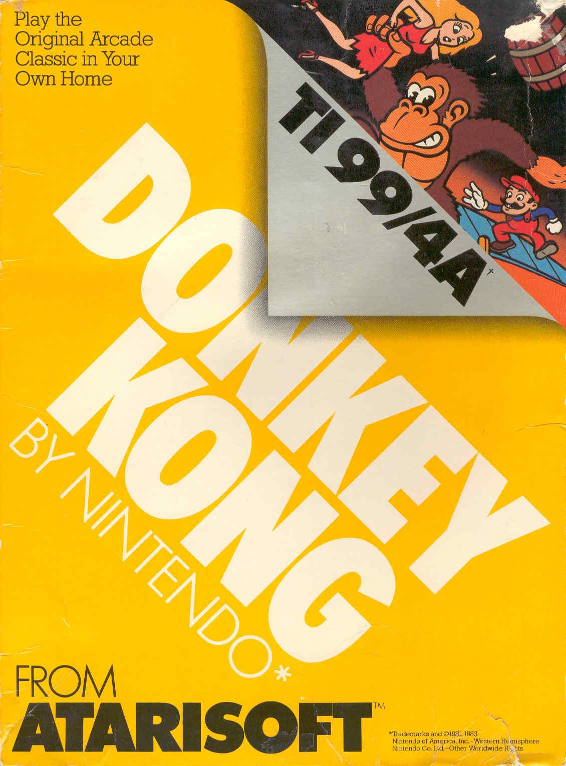 Donkey Kong box art