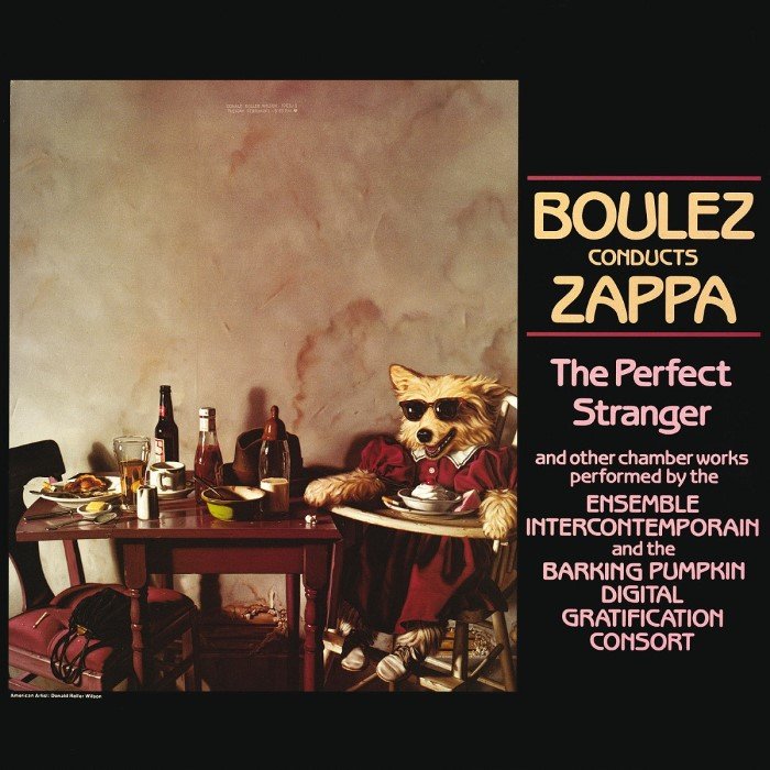 Boulez Conducts Zappa: The Perfect Stranger album cover