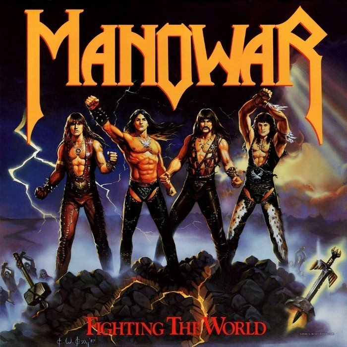 Fighting the World album cover
