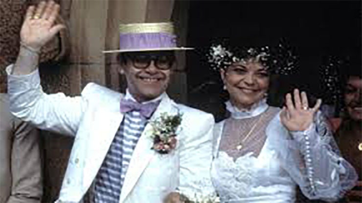 On This Day: February 14, 1984 Elton John Married Renate Blauel