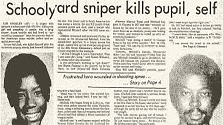 On This Day: February 24 1984 Tyrone Mitchell Initiated the 49th Street Elementary School Shooting in Los Angeles