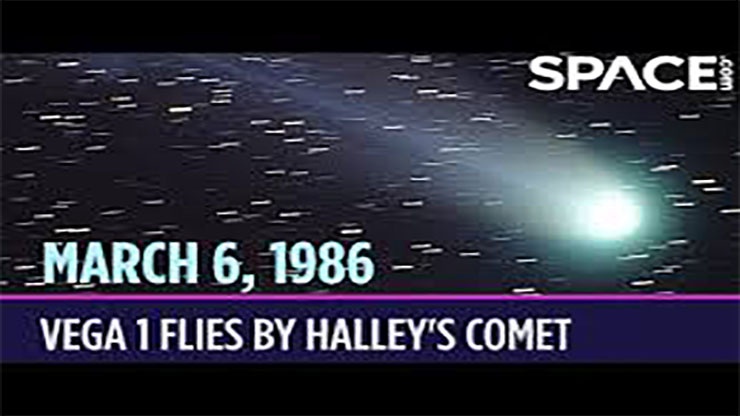 On This Day: March 4 1986 The Soviet Vega 1 Returned the First Images of Halley's Comet