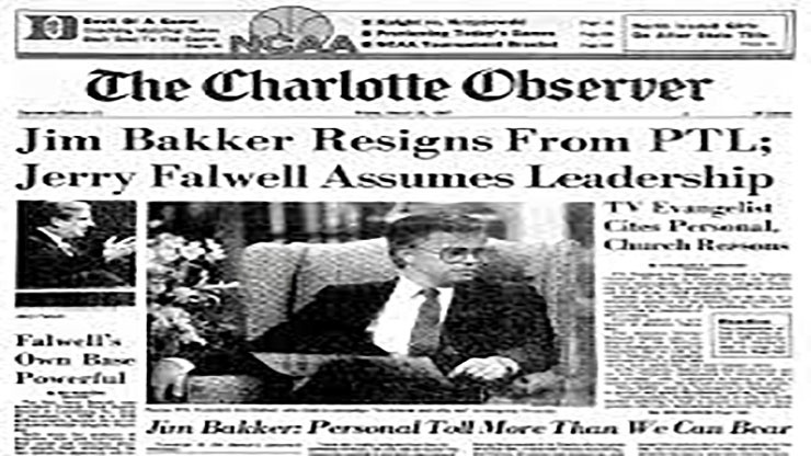 On This Day: March 19 1987 Televangelist Jim Bakker Resigned as Head of the PTL Club