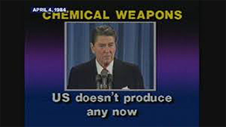 On This Day: April 4 1984 President Reagan Called for an International Ban on Chemical Weapons