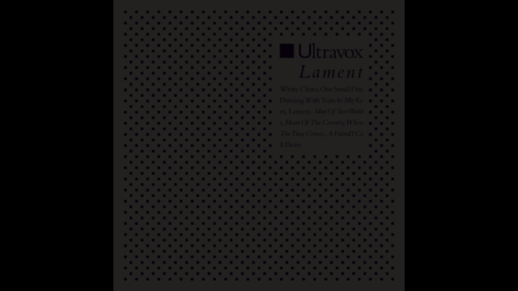 On This Day: April 6, 1984 - Ultravox Released Lament