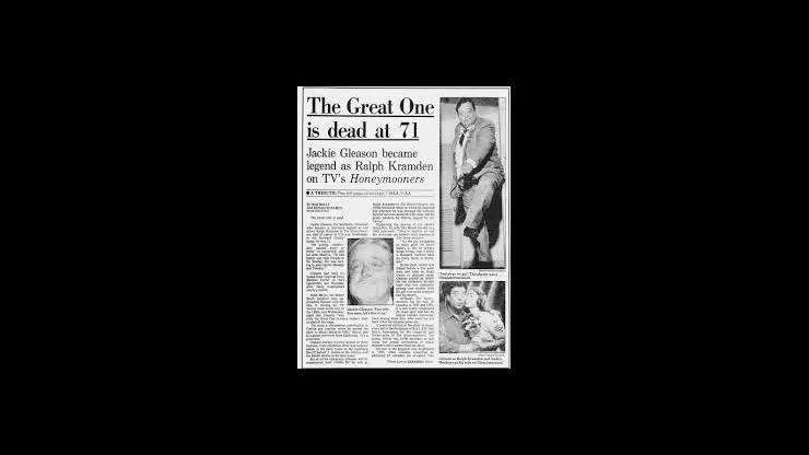 On This Day: June 24, 1987 – Jackie Gleason Passes Away at Age 71