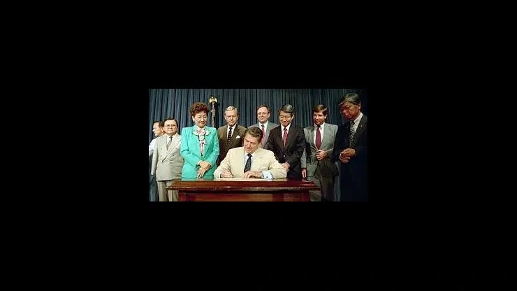 On This Day August 10 1988 – President Reagan Signed the Civil Liberties Act