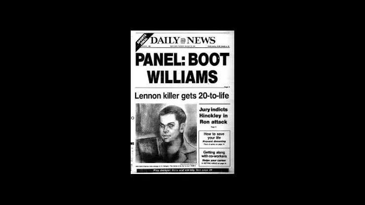 On This Day August 24 1981 – John Lennon's Killer Mark David Chapman Was Sentenced 20 Years to Life On This Day August 24 1981 – John Lennon's Killer Mark David Chapman Was Sentenced 20 Years to Life