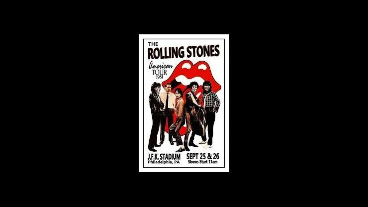 On This Day September 25, 1981 – The Rolling Stones Opened Their US Tour in Philadelphia