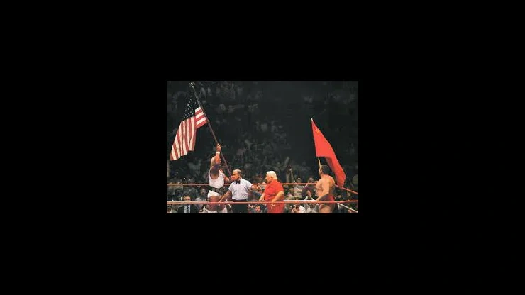 On This Day October 5 1985 – Hulk Hogan Beat Nikolai Volkoff in the Flag Match on Saturday Night’s Main Event II