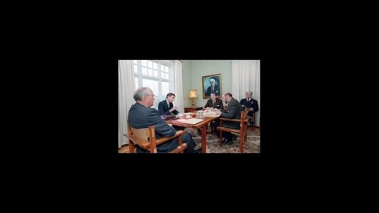 On This Day October 11 1986 - Ronald Reagan and Mikhail Gorbachev Met in Iceland to Discuss Scaling Back IRBM Arsenals in Europe