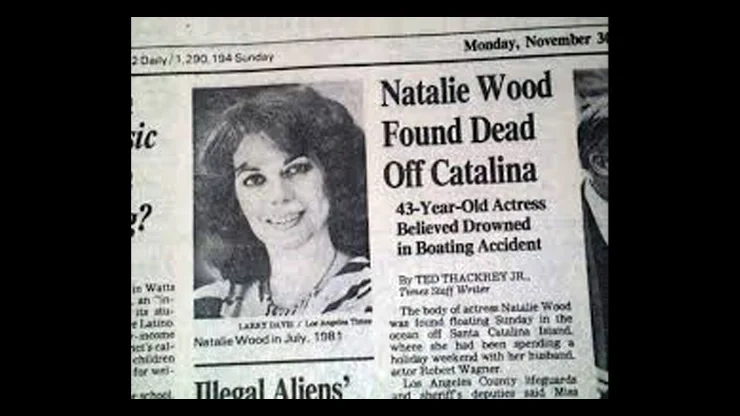 On This Day November 29 1981 – Natalie Wood Drowned off the Coast of Catalina Island
