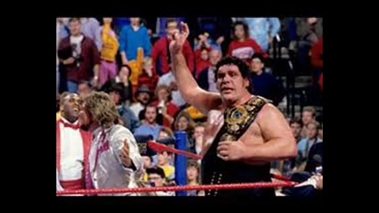 On This Day February 5 1988 - Andre the Giant Defeated Hulk Hogan to Win the WWF Heavyweight Championship